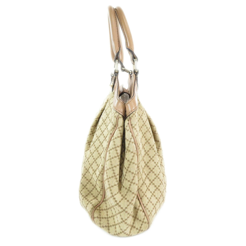 Gucci Diamante Leather Handbag Canvas - Picture 3 of 11